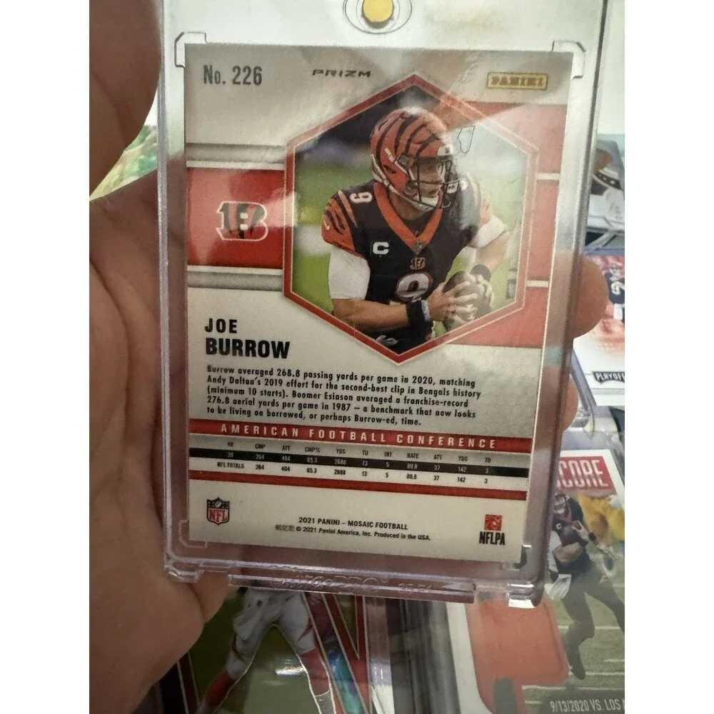 Panini Joe Burrow 12-Card Lot Rookie/Serial/25/50 Parallel Mem